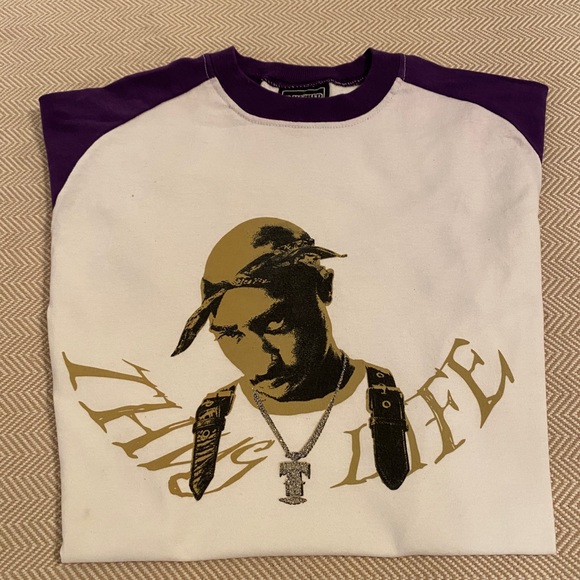 Vintage Other - Vintage 90’s 2 PAC Thug Life Glitter T Shirt